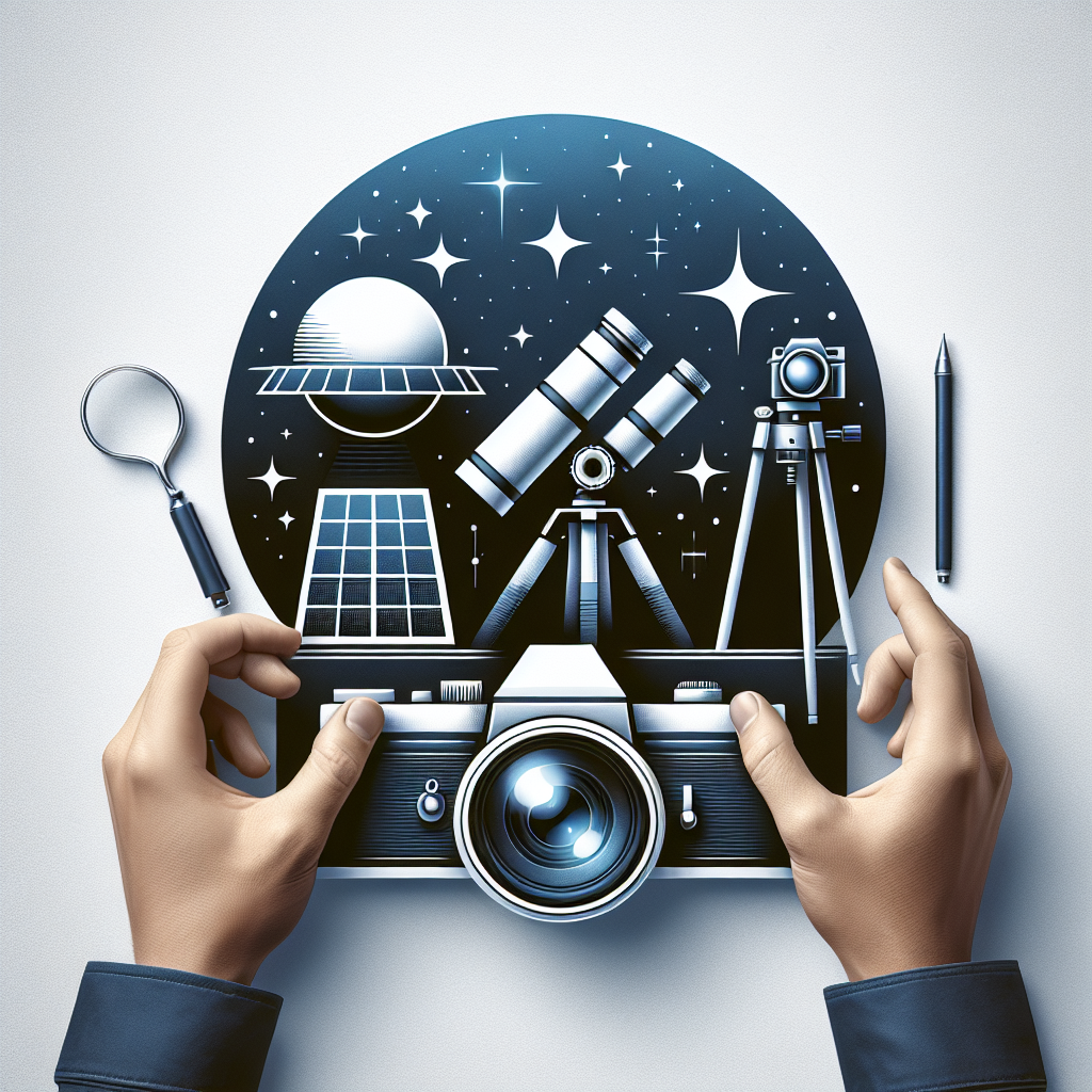 Teleskop-Ausrüstungstest